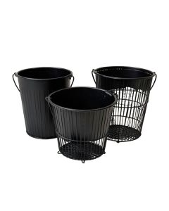 3 Piece Metal/Wire Basket Set