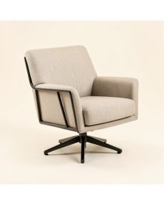 Bhanweri 52.76 '' Wide Swivel Chair And A Half (synthetic illustration; no displayed measurements)