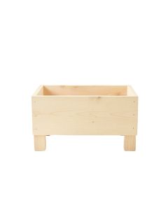 Summit Branch Empty Raised Planter - Ivory (synthetic illustration; no displayed measurements)