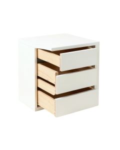 Slate Brook Small-Parts Storage Drawer Cabinet - White