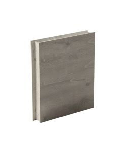 3.5 '' X 12 '' Solid Wood Wall Paneling In Gray