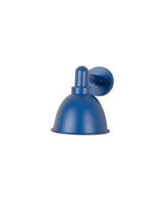 Harbor Dale Wall Sconce Mounted On A Plain Wall - Blue