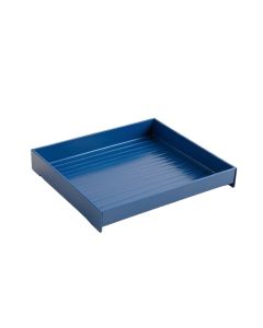 Pine Bluff Empty Under-Desk Cable Tray - Blue (synthetic illustration; no displayed measurements)