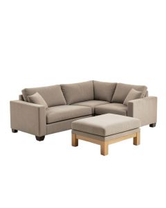 Sena 116 '' Wide Symmetrical Modular Sofa & Chaise With Ottoman