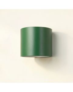 Hazel Crossing Wall Sconce Mounted On A Plain Wall - Green (synthetic illustration; no displayed measurements)