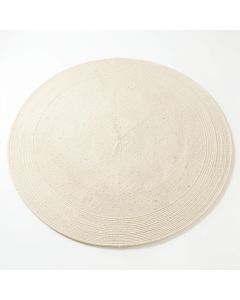 Ridge Crest Round Area Rug - Cream (synthetic illustration; no displayed measurements)