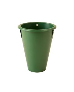 Moss Bridge Empty Railing Planter With Integral Brackets - Green (synthetic illustration; no displayed measurements)
