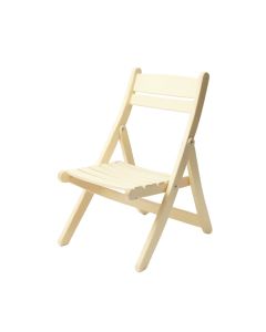 Dune Bend Folding Outdoor Chair - Cream