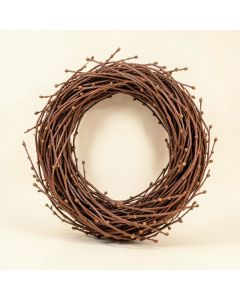 Artificial Budding Twig 20 '' Wreath (synthetic illustration; no displayed measurements)