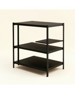 Lake Branch Empty Seed-Starting Shelving Unit Without Lights - Black (synthetic illustration; no displayed measurements)