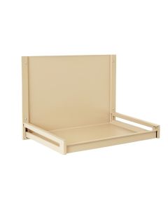 Reed Branch Empty Wall-Mounted Tool Organizer Panel - Beige (synthetic illustration; no displayed measurements)