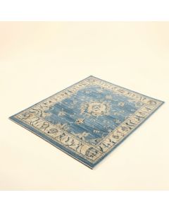 Elliott Ivory/Peacock Blue Area Rug (synthetic illustration; no displayed measurements)