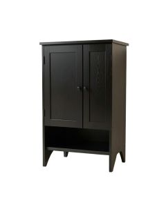 Lake Bluff Wall-Mounted Laundry Cabinet - Black (synthetic illustration; no displayed measurements)