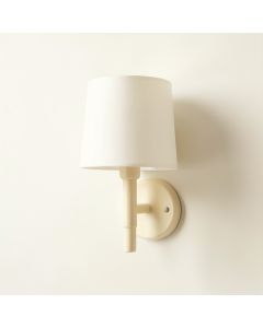 Juniper Bluff Wall Sconce Mounted On A Plain Wall - Ivory (synthetic illustration; no displayed measurements)
