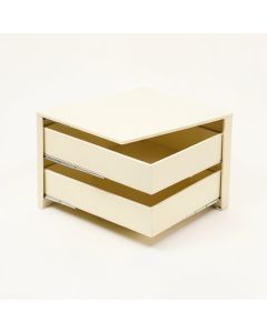 Shore Bridge Small-Parts Storage Drawer Cabinet - Ivory (synthetic illustration; no displayed measurements)