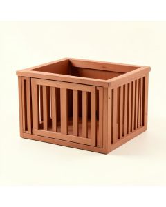 Clay Bluff Empty Furniture-Style Pet Crate - Terracotta (synthetic illustration; no displayed measurements)