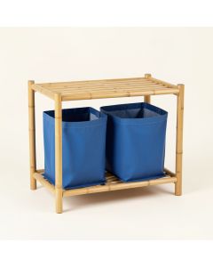 Elm Dale Laundry Sorting Station With Plain Removable Bags - Blue (synthetic illustration; no displayed measurements)