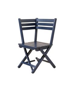 Moss Crossing Folding Outdoor Chair - Navy (synthetic illustration; no displayed measurements)
