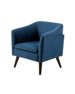 Pele Arm Chair In Blue (synthetic illustration; no displayed measurements)