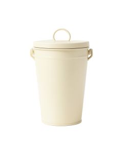 Bay Bluff Storage Canister With Lid - Cream