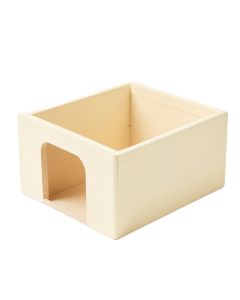 Harbor Dell Empty Furniture-Style Litter Enclosure - Cream (synthetic illustration; no displayed measurements)