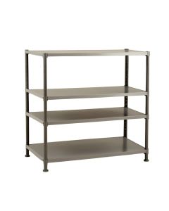 Ronni 25.4 '' H X 47.24 '' W X 11.6 '' D 4-Tier Multipurpose Wide Shelving Unit