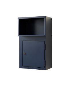 Aspen Dale Wall-Mounted Entry Cabinet - Navy (synthetic illustration; no displayed measurements)
