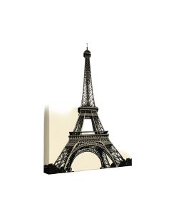 Eiffel Tower Graphic Art On Wrapped Canvas (synthetic illustration; no displayed measurements)