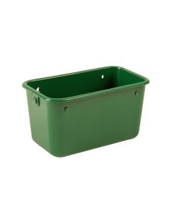 Vale Bluff Empty Railing Planter With Integral Brackets - Green