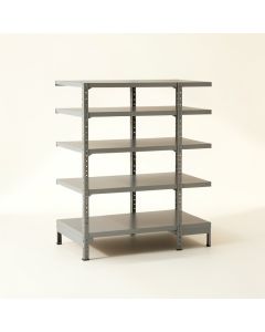 Dawn Branch Desktop Shelving Unit - Gray (synthetic illustration; no displayed measurements)