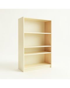 Dawn Edge Freestanding Bookcase - Cream (synthetic illustration; no displayed measurements)