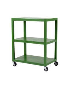 Heath Bluff Empty Rolling Workshop Cart - Green (synthetic illustration; no displayed measurements)