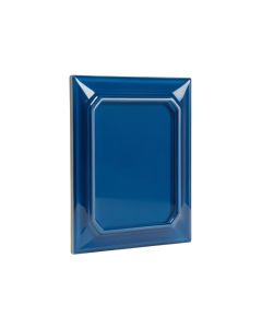 3 '' X 6 '' Beveled Glass Subway Tile In Blue