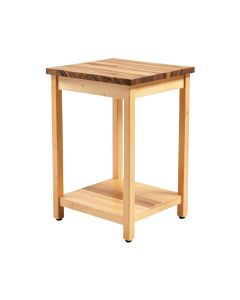 Wulfram Kitchen Cart With Butcher Block Top