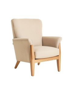 Carneys 28 '' Wide Polyester Wingback Chair