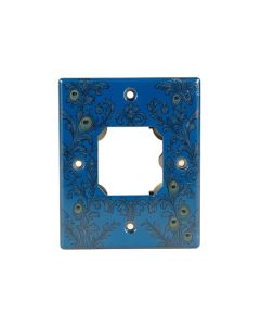 Elegant Victorian Peafowl Peacock Damask 2-Gang Toggle Light Switch Wall Plate
