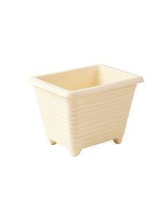 Rowan Bluff Empty Raised Planter - Ivory (synthetic illustration; no displayed measurements)