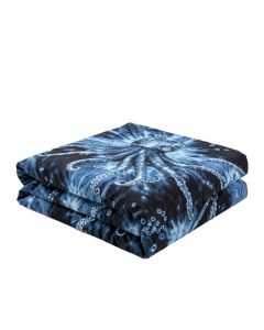 Greer Dark Tie Dye Octopus Duvet Cover Set (synthetic illustration; no displayed measurements)