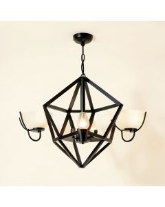 Wyble 2 - Light Lantern Geometric Chandelier (synthetic illustration; no displayed measurements)