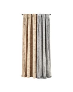 Fidel Beaded String Room Divider Fringe Polka Dots Single Curtain Panel