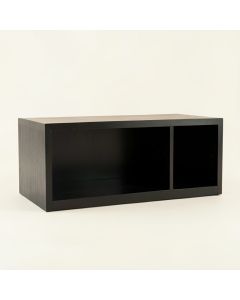 Dawn Crest Shoe Storage Bench - Black (synthetic illustration; no displayed measurements)