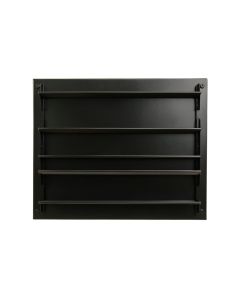 Bay Branch Empty Wall-Mounted Tool Organizer Panel - Black