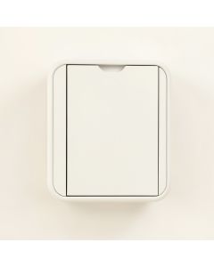 Slate Dale Wall-Mounted Laundry Cabinet - White (synthetic illustration; no displayed measurements)