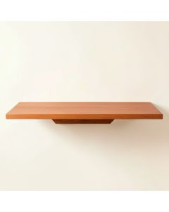 Cliff Bridge Wall-Mounted Shelf - Terracotta (synthetic illustration; no displayed measurements)