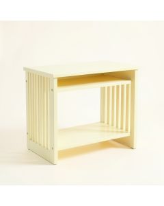 Field Bluff Small Writing Desk - Ivory (synthetic illustration; no displayed measurements)