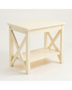 Pine Bend Side Table - Cream (synthetic illustration; no displayed measurements)