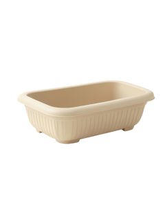 Glen Brook Empty Railing Planter With Integral Brackets - Beige (synthetic illustration; no displayed measurements)