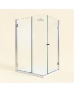 60 '' W X 70 '' H Semi-Frameless Shower Door (synthetic illustration; no displayed measurements)