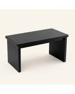 River Field Desktop Monitor Riser - Black (synthetic illustration; no displayed measurements)