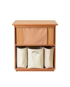 Briar Dale Laundry Sorting Station With Plain Removable Bags - Terracotta